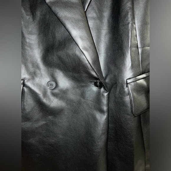 Leather Blazer Jacket - Picture 3 of 4